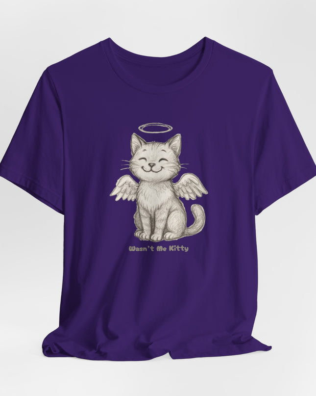 "Wasn't Me Kitty" Unisex Jersey Short Sleeve Tee