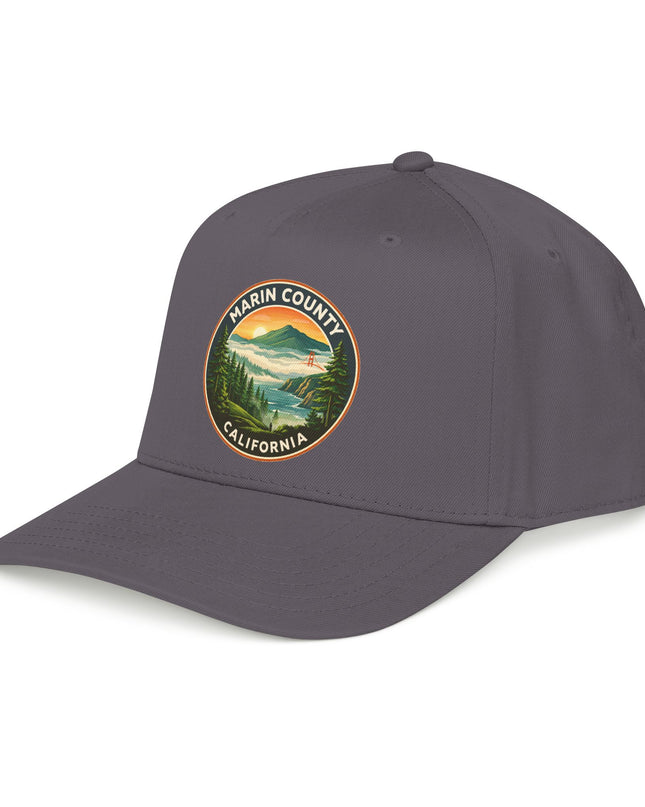 "Marin County, Above the Fog" Mid Profile Baseball Cap