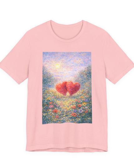 "Valentine's Day - Monet Style" Unisex Jersey Short Sleeve Tee