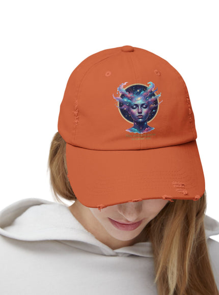"The Universe is Inside of You" Unisex Distressed Cap