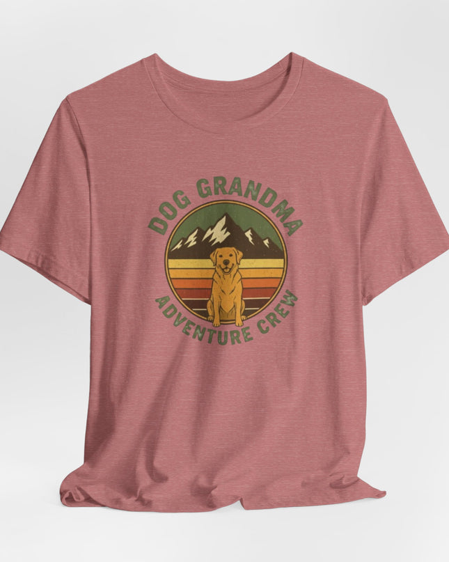 "Dog Grandma Adventure Crew" Unisex Jersey Short Sleeve Tee