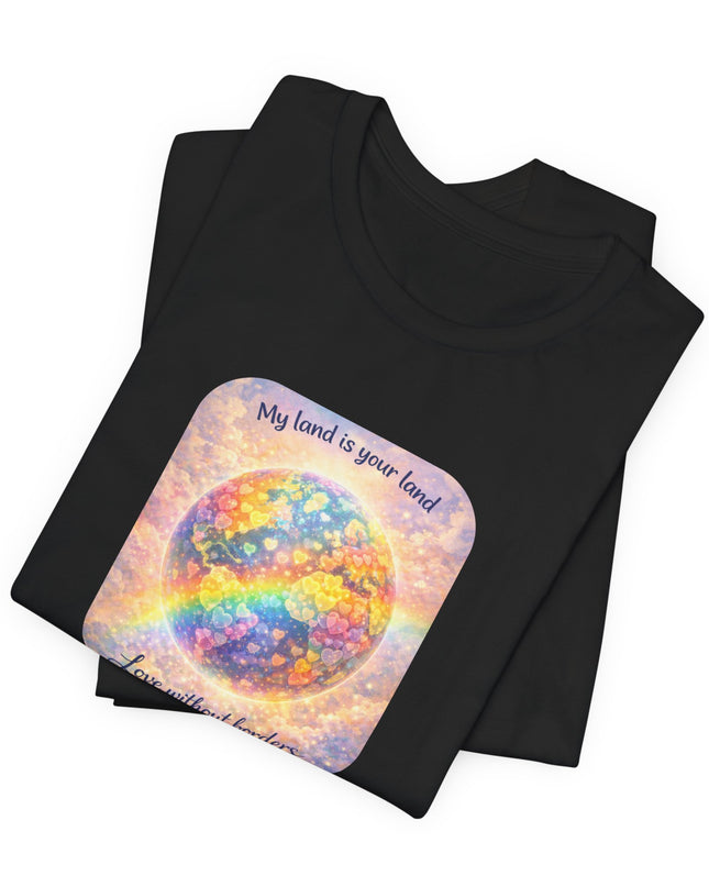 "My Land is Your Land" Unisex Jersey Short Sleeve Tee