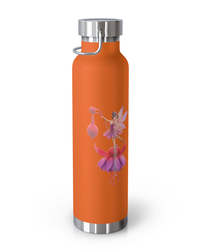 "Fuchsia Fairy" Copper Vacuum Insulated Bottle, 22oz
