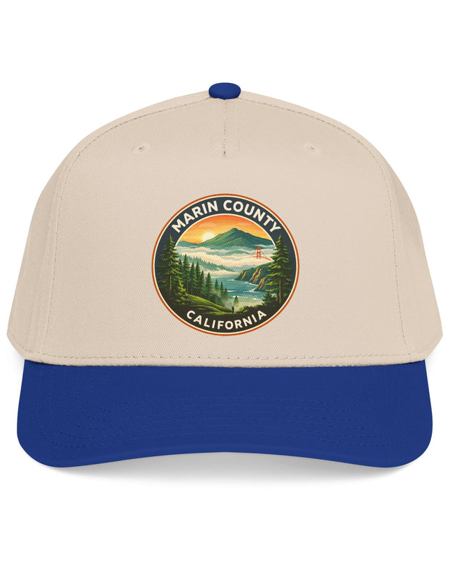 "Marin County, Above the Fog" Mid Profile Baseball Cap