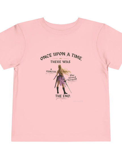 "She Saved Herself V2" Toddler Short Sleeve Tee