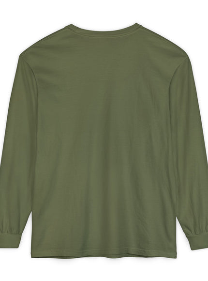 "Tides and Tall Trees" Unisex Garment-dyed Long Sleeve T-Shirt
