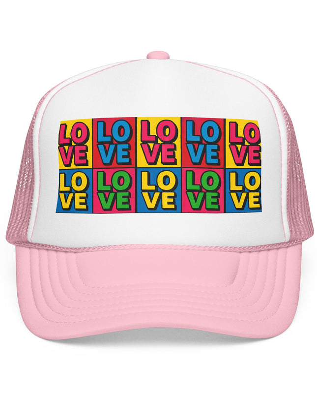 "Andy Warhol LOVE" Foam Trucker Hat