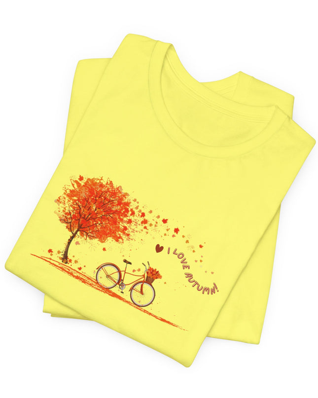 "I Love Autumn" Unisex Jersey Short Sleeve Tee