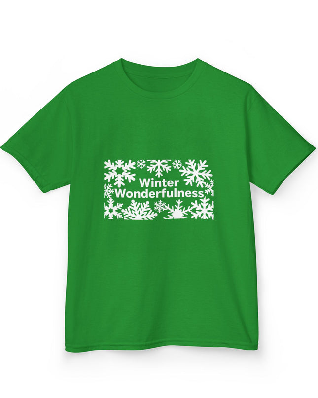 "Winter Wonderfulness" Kids Heavy Cotton Tee