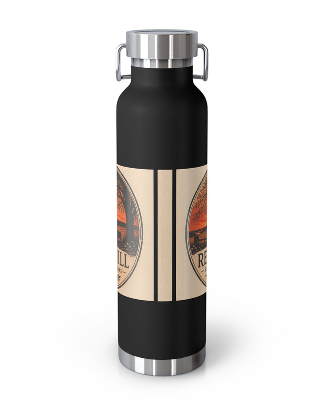 "Red Hill Sunset Farms" Copper Vacuum Insulated Bottle, 22oz
