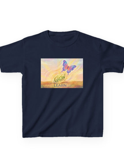 "Learn, Grow, Change" Kids Heavy Cotton Tee