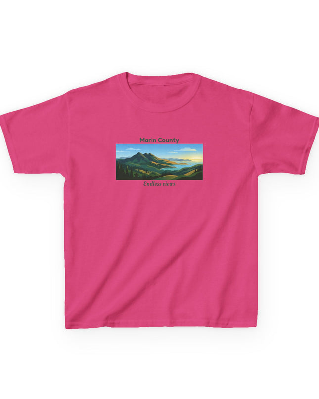 "Marin County - Endless Views" Kids Heavy Cotton Tee