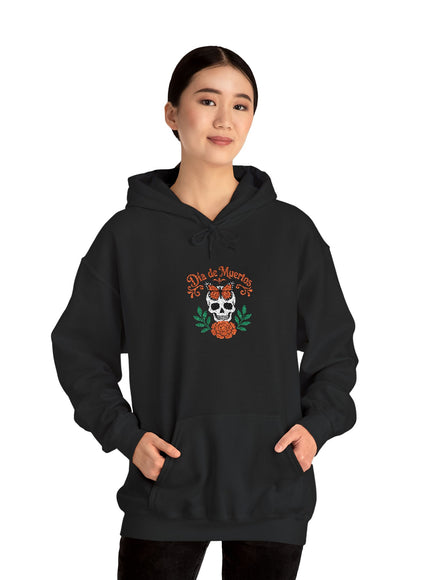 "Día de Muertos" Unisex Heavy Blend Hooded Embroidered Sweatshirt