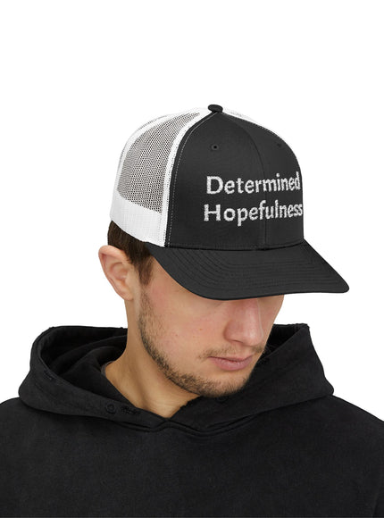"Determined Helpfulness" Snapback Trucker Cap