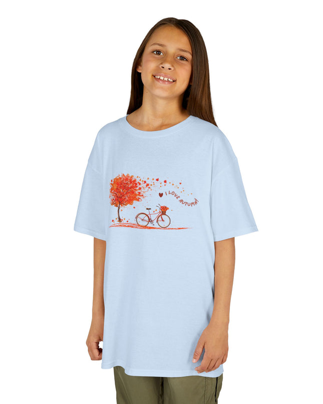 "I Love Autumn" Kids Heavy Cotton Tee