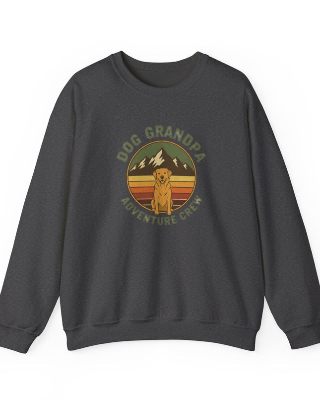 "Dog Grandpa Adventure Crew" Unisex Adult Sweatshirt