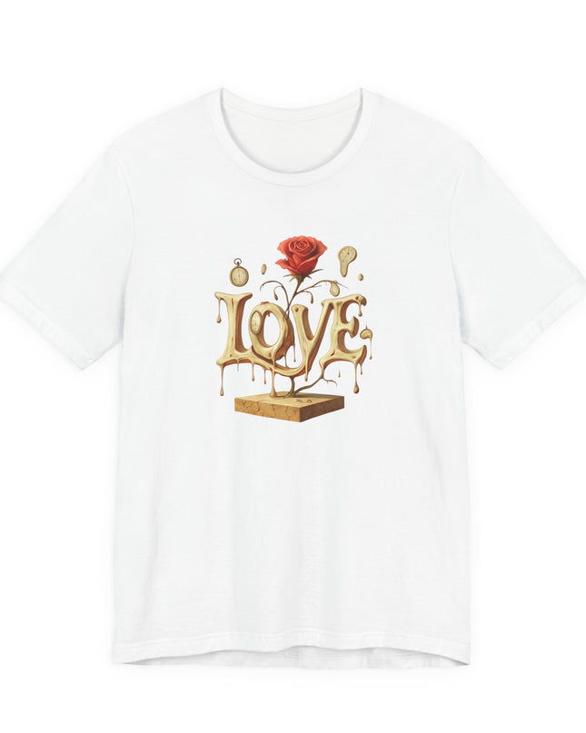 "Love - Salvador Dali Style" Unisex Jersey Short Sleeve Tee