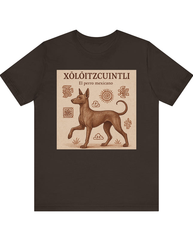 "Xoloitzcuintli - el perro mexicano" Unisex Jersey Short Sleeve Tee