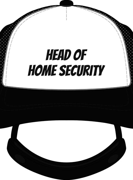 "Head of Home Security" Dog Foam Trucker Hat