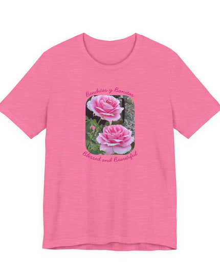 "Blessed and Beautiful" Unisex Jersey Short Sleeve Tee