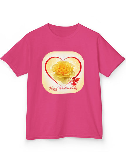"Happy Valentine's Day" Kids Heavy Cotton Tee