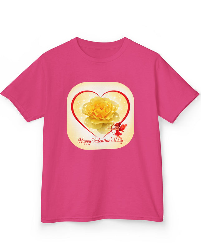 "Happy Valentine's Day" Kids Heavy Cotton Tee