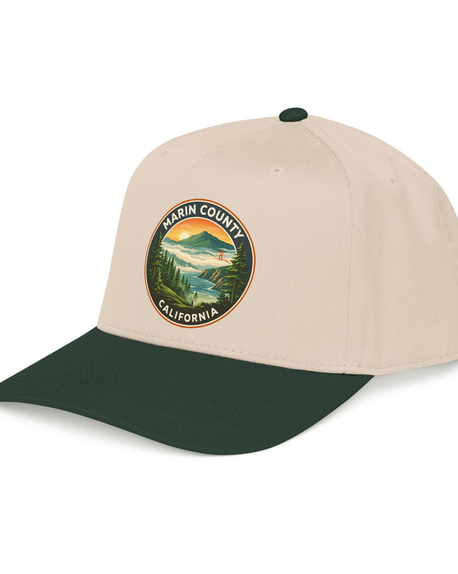 "Marin County, Above the Fog" Mid Profile Baseball Cap