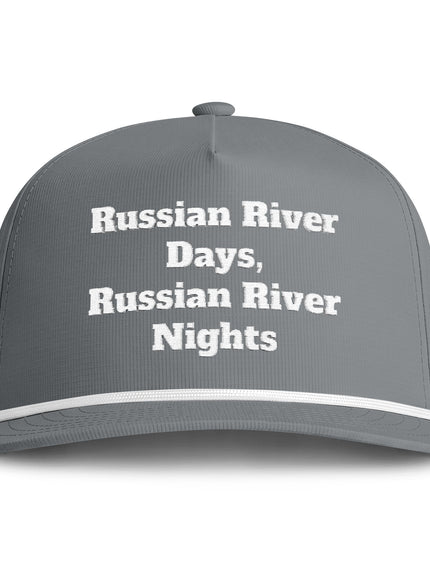 "Russian River Days, Russian River Nights" Sunwashed Rope Cap