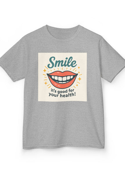 "Smile" Kids Heavy Cotton Tee