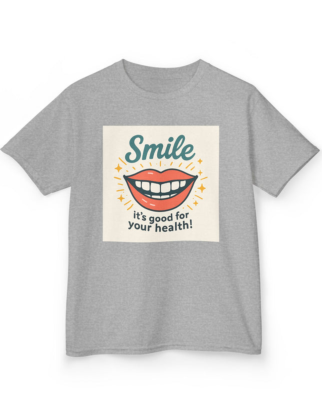 "Smile" Kids Heavy Cotton Tee