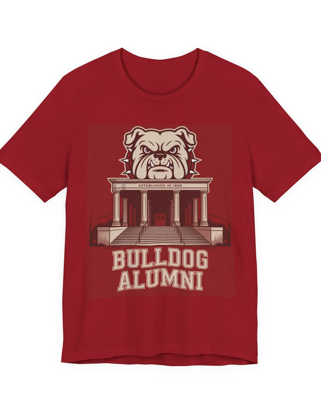 "Bulldog Alumni" Unisex Jersey Short Sleeve Tee