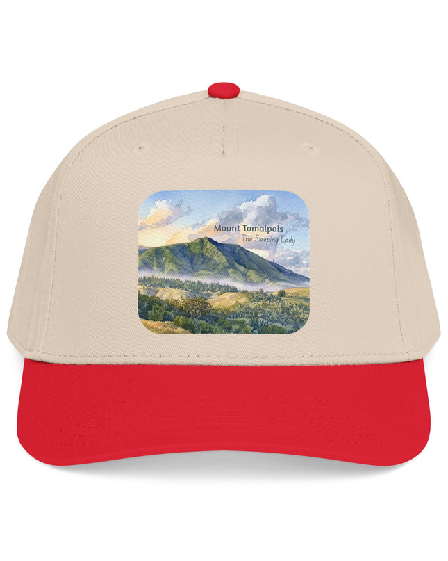 "Mount Tamalpais, the Sleeping Lady" Mid Profile Baseball Cap