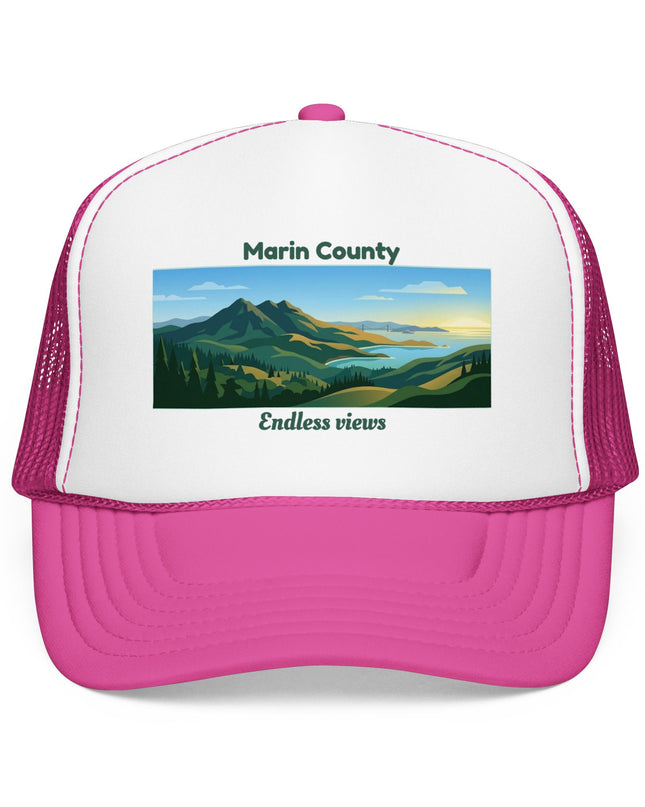 "Marin County - Endless Views" Foam Trucker Hat