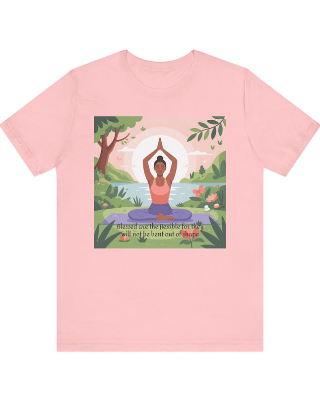 "Blessed are the Flexible" Unisex Short Sleeve Tee