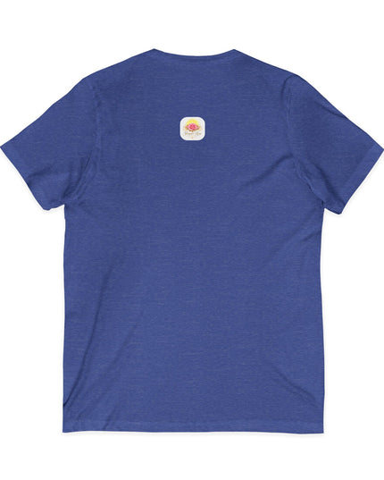 "Blessed and Beautiful" Ladies' V-Neck T-Shirt
