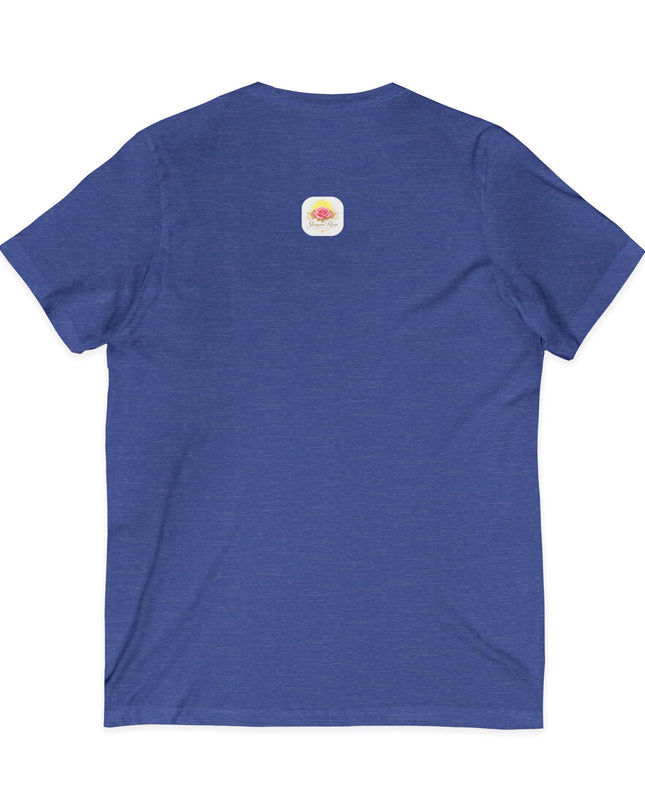 "Blessed and Beautiful" Ladies' V-Neck T-Shirt