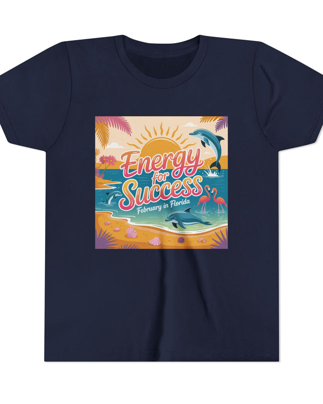 "February in Florida, Energy for Success" Youth Short Sleeve Tee