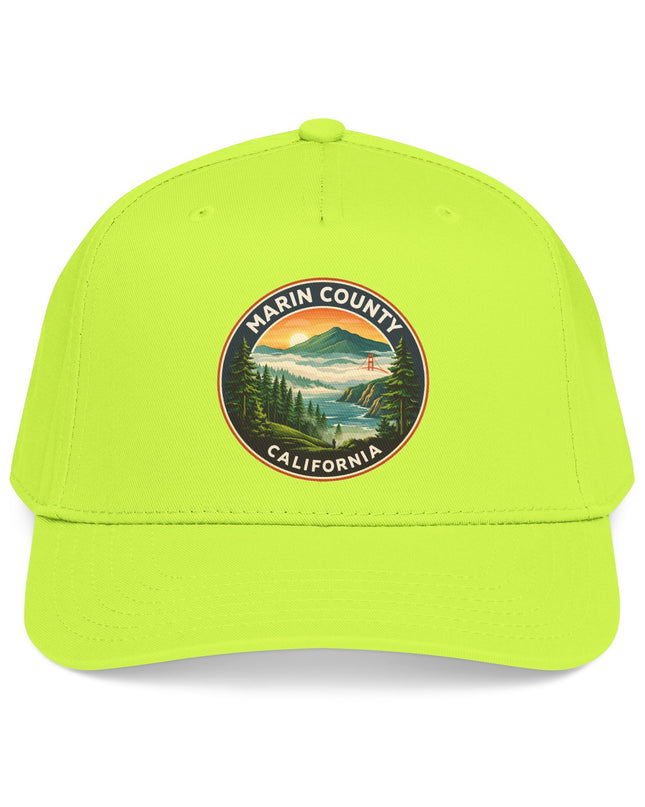 "Marin County, Above the Fog" Mid Profile Baseball Cap