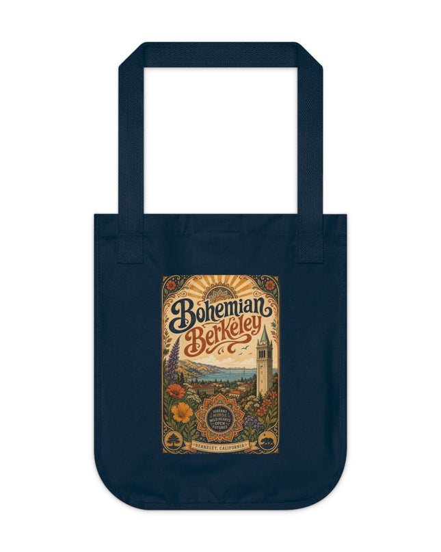 "Bohemian Berkeley" Organic Canvas Tote Bag
