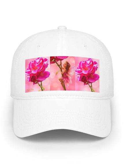 "Fairy Rose" Low Profile Baseball Cap