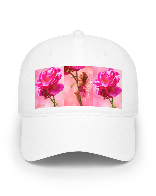 "Fairy Rose" Low Profile Baseball Cap