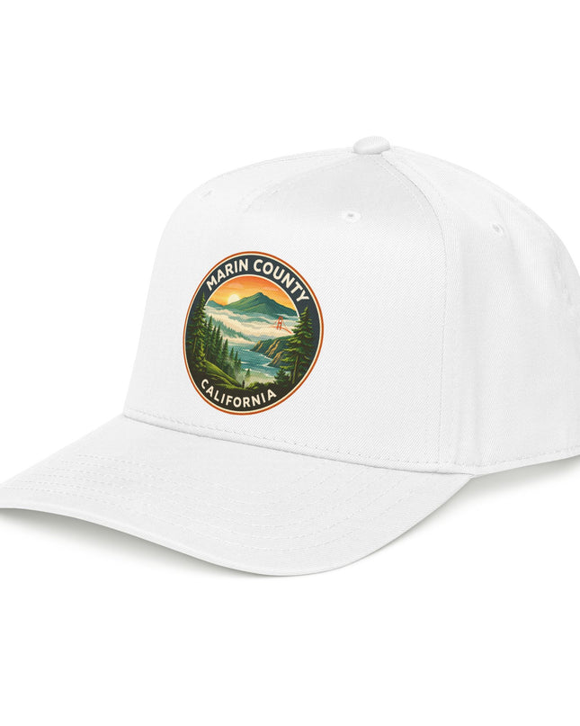 "Marin County, Above the Fog" Mid Profile Baseball Cap