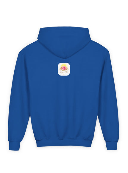 "My Father Says I am Royalty" Youth Heavy Blend Hooded Sweatshirt