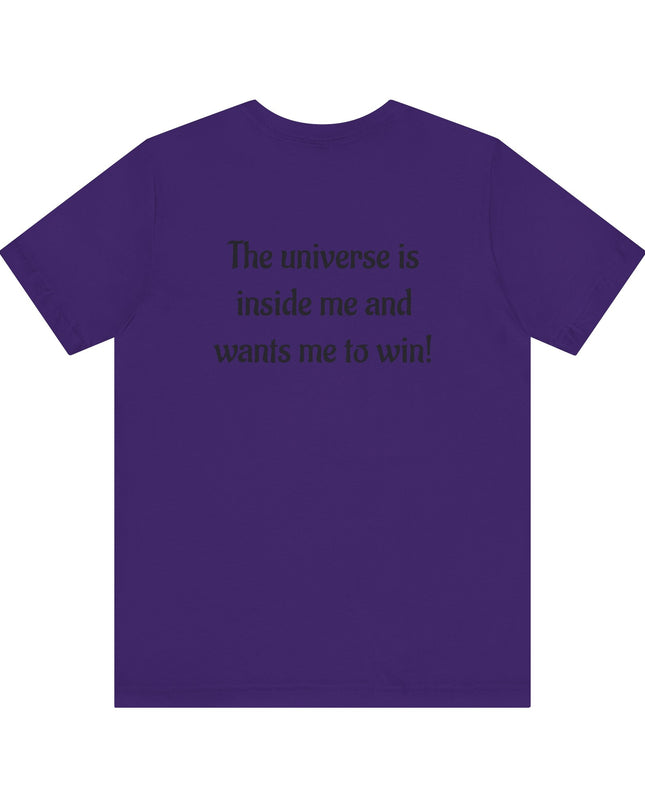 "The Universe is inside Me" Unisex Jersey Short Sleeve Tee