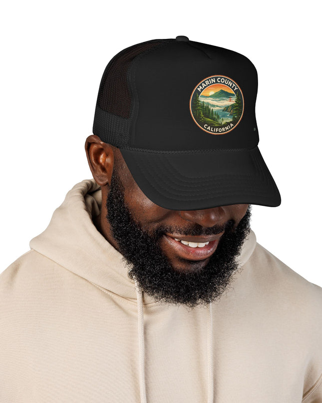 "Marin County, Above the Fog" Foam Trucker Hat