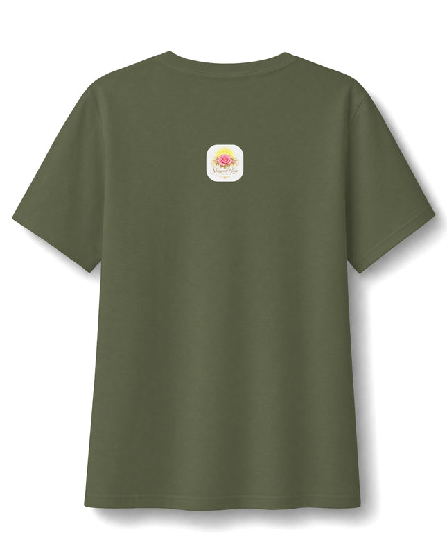 "Bendita y Bonita" Women's Relaxed Jersey Short Sleeve V-Neck Tee