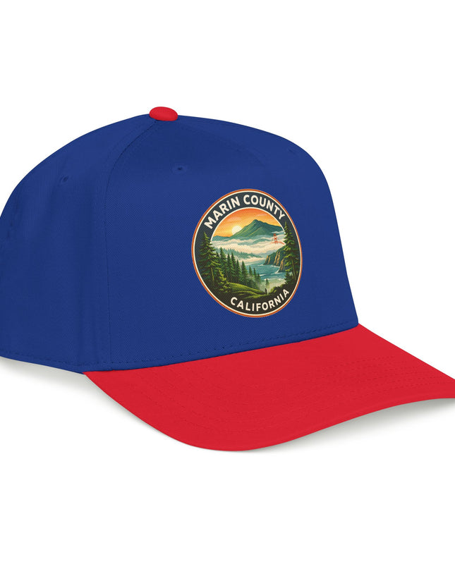 "Marin County, Above the Fog" Mid Profile Baseball Cap
