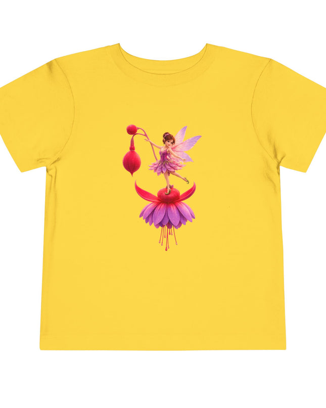 "Fuchsia Fairy" Toddler Short Sleeve Tee