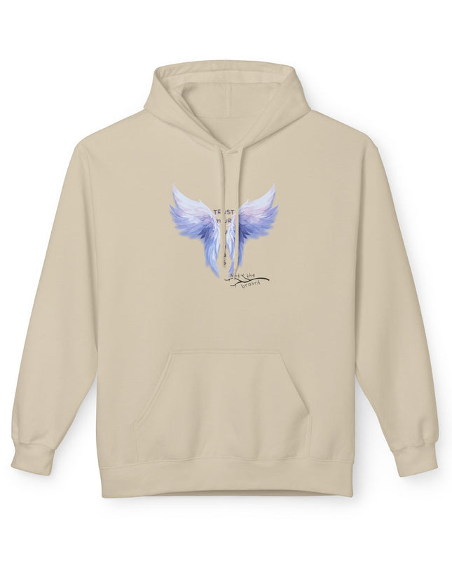 "Trust your Wings, Not the Branch" Unisex Midweight Softstyle Fleece Hoodie