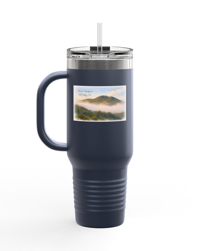 "Mount Tamalpais, Mill Valley, California" Insulated Travel Mug, 40oz